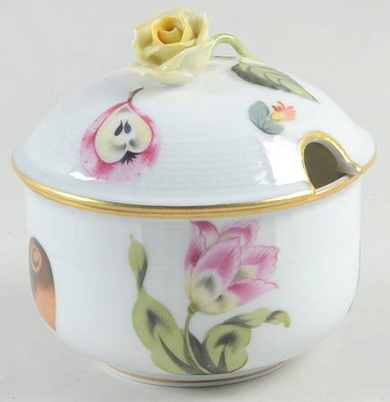 Fruits Necker Sugar Bowl & Lid