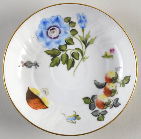 Fruits Necker Saucer for Flat Demitasse Cup