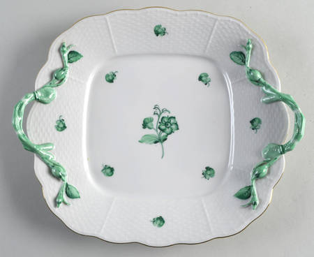 HER20 Square Handled Cake Plate