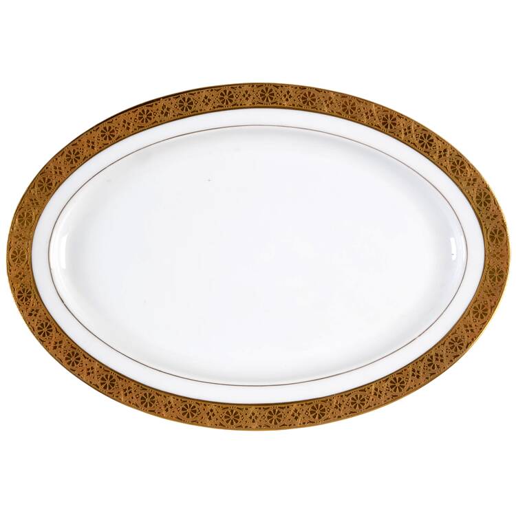 HUT711 12" Oval Serving Platter