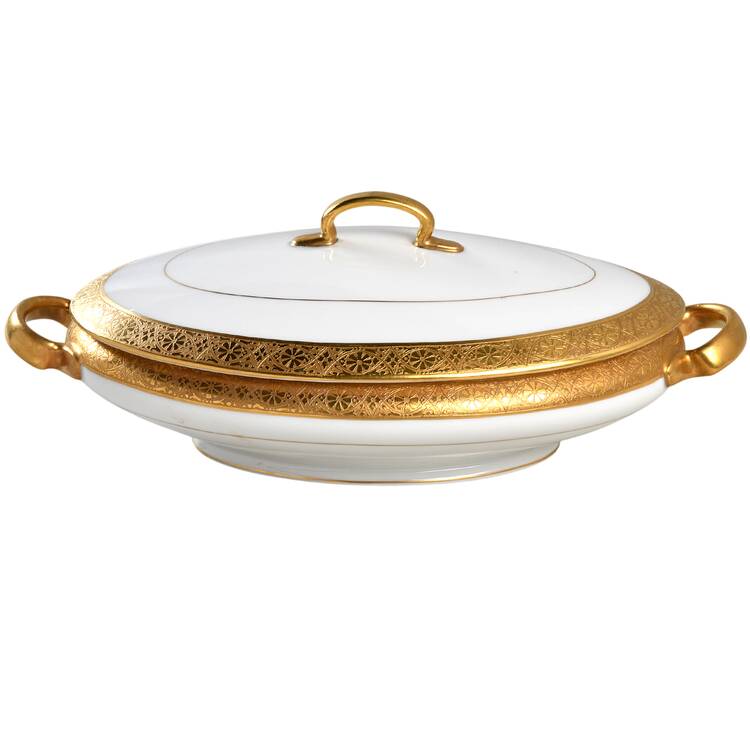 HUT711 Oval Covered Vegetable