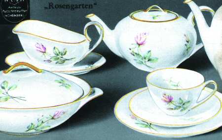 Rosengarten Flat Cup & Saucer Set