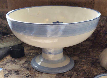 Christmas Round Compote (Height X Width)