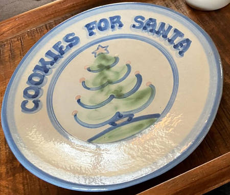Christmas Luncheon Plate
