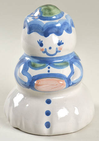 Christmas Snowwoman Figurine