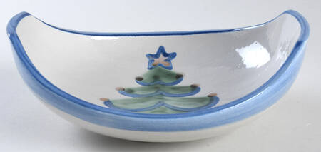 Christmas Venetian Bowl