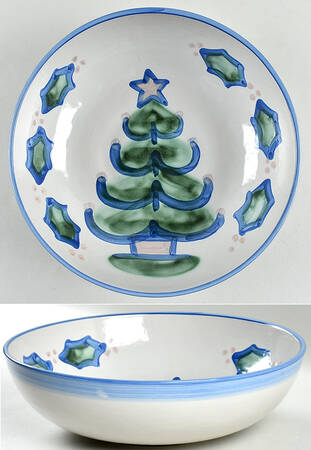 Christmas 11" Pasta Serving Bowl
