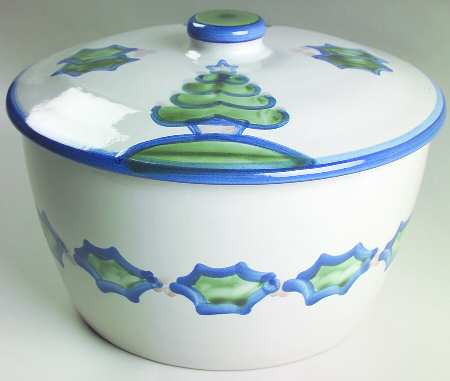 Christmas Large Tureen/Baker & Lid