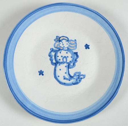 Christmas Luncheon Plate