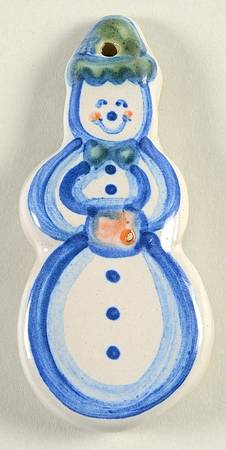Christmas Snowman Ornament
