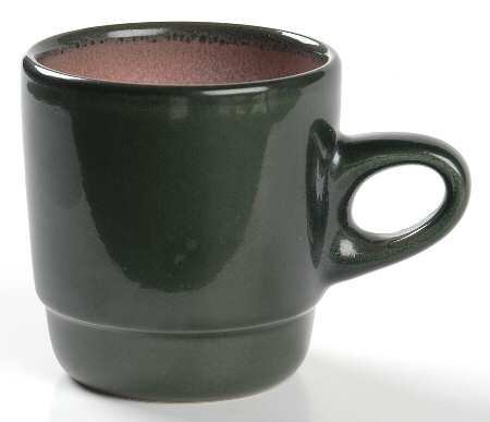 Rose Peacock (Rim) Flat Cup