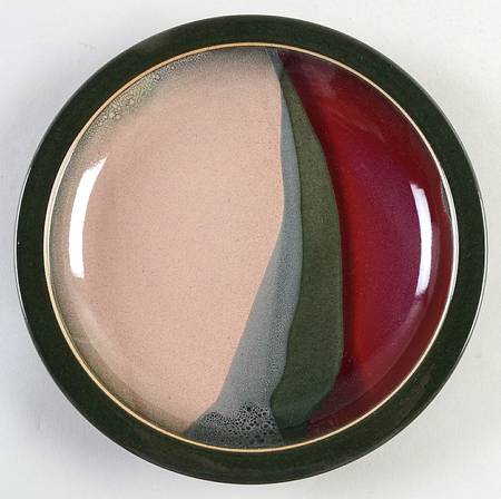 Rose Peacock (Rim) Luncheon Plate