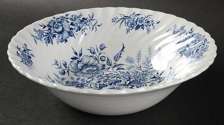 Beacon Hill Blue 9" Round Vegetable Bowl