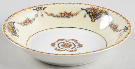 Pomona (Cream, Gold Verge) Fruit/Dessert (Sauce) Bowl