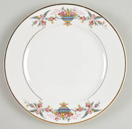 Rosewood (Decor Not On Verge) Dessert/Pie Plate