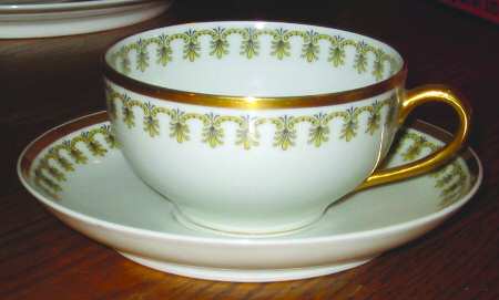 Schleiger 756a Flat Cup & Saucer Set