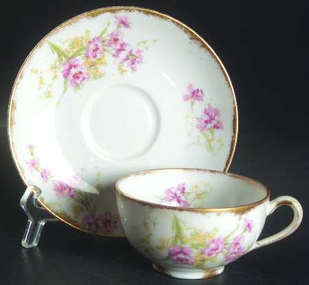 Schleiger 603-4 Flat Cup & Saucer Set