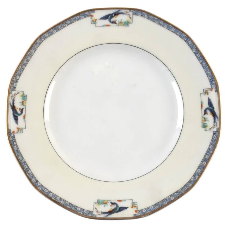 Calcutta (Cream Rim) Salad Plate