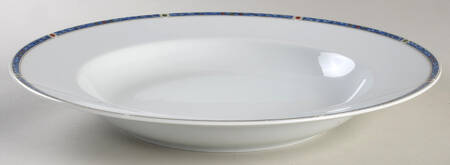 Chatelaine Blue 12" Individual Pasta Bowl