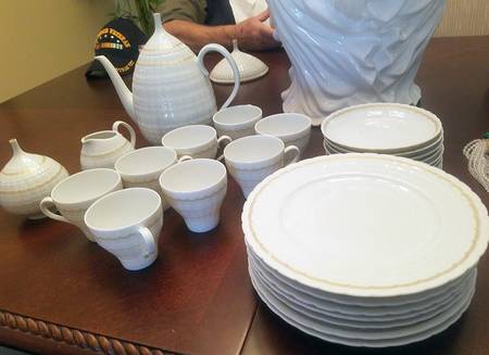 Astarte Flat Cup & Saucer Set