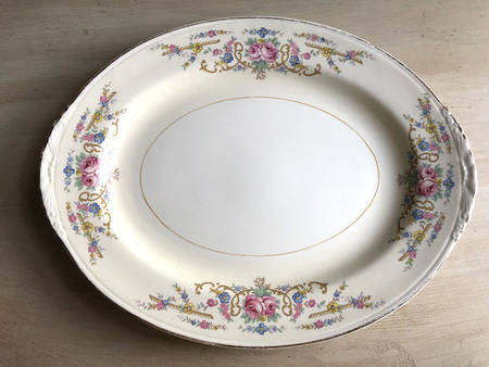 N1646 10" Oval Serving Platter