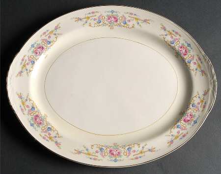 N1646 15" Oval Serving Platter
