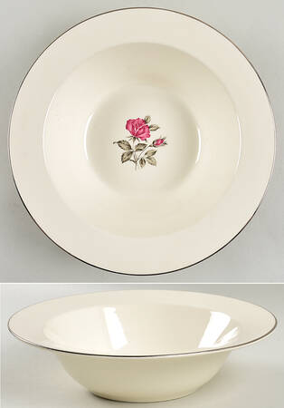 Tiffany Rose 9" Round Vegetable Bowl