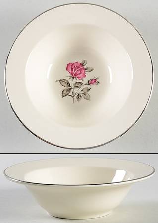 Tiffany Rose Rim Cereal Bowl