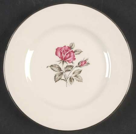 Tiffany Rose Bread & Butter Plate