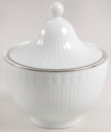 Elite Platinum Sugar Bowl & Lid
