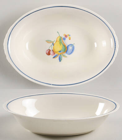N1470 9" Oval Vegetable Bowl by Homer Laughlin 