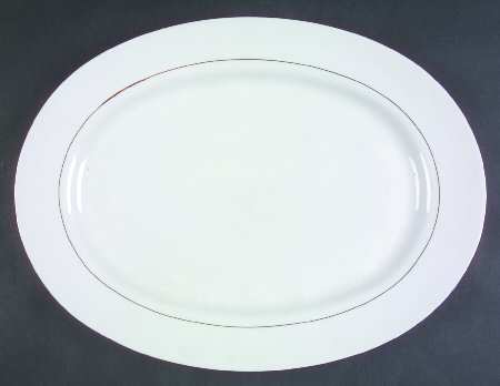 Golden Reflections 14" Oval Serving Platter