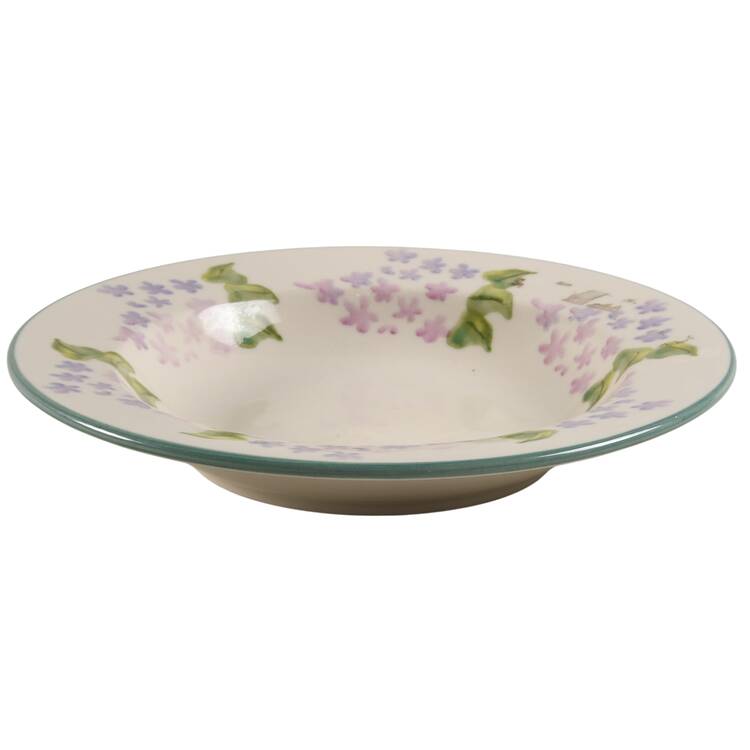 Perennial Border Large Rim Soup Bowl