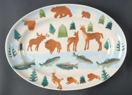 High Country 17" Oval Serving Platter