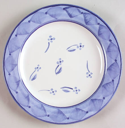 Classic Blues Salad Plate