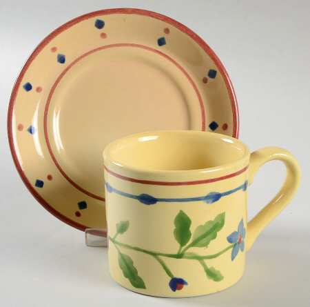 Meadow Flat Cup & Saucer Set