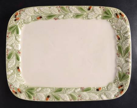Winter Garden 12" Rectangular Serving Platter