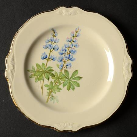Blue Bonnet Bread & Butter Plate