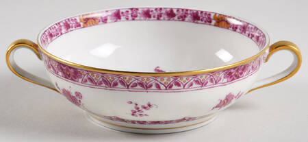 Arbre Des Indies Purple Cream Soup Bowl