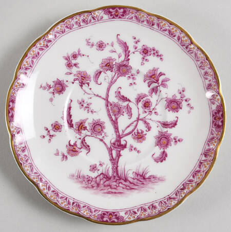 Arbre Des Indies Purple Saucer for Cream Soup Bowl