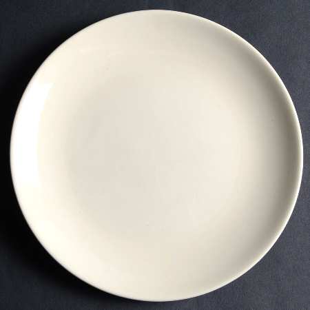 Rhythm White Salad Plate