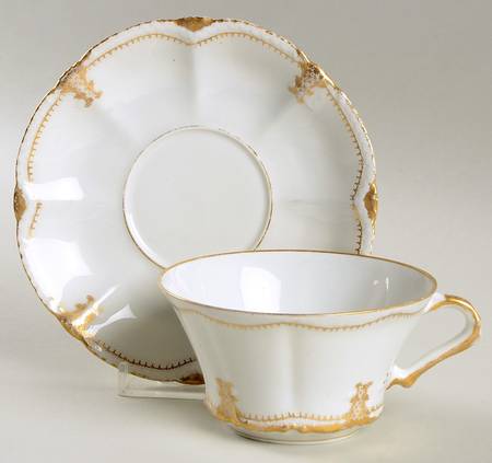 Schleiger 816 Flat Cup & Saucer Set