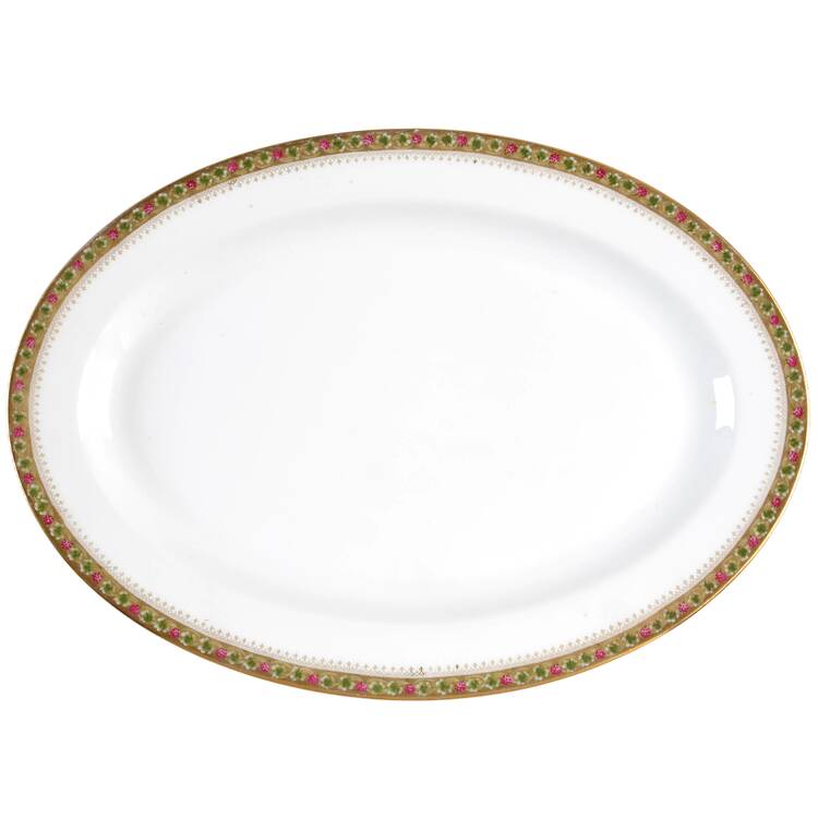 Schleiger 1079A 13" Oval Serving Platter