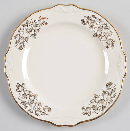 Woodland Gold Bread & Butter Plate