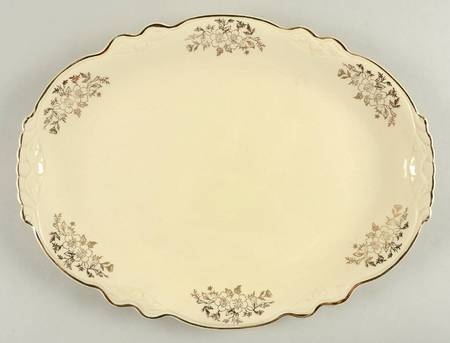 Woodland Gold 13" Oval Serving Platter
