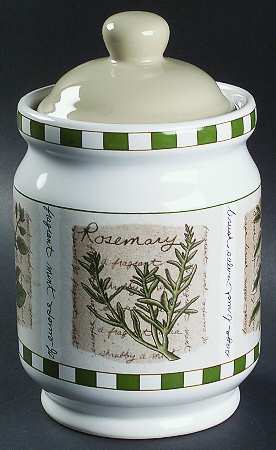Savory Tyme Medium Canister & Lid