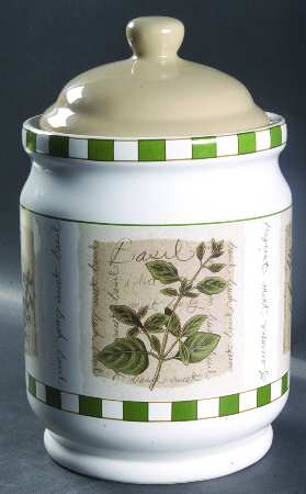 Savory Tyme Extra Large Canister & Lid