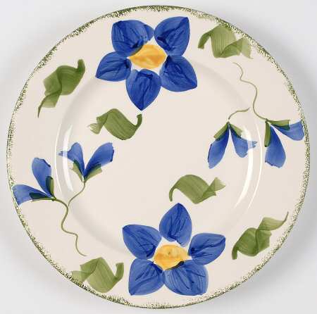 Clematis Salad Plate