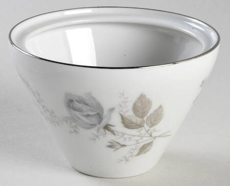 Grey Rose Sugar Bowl No Lid