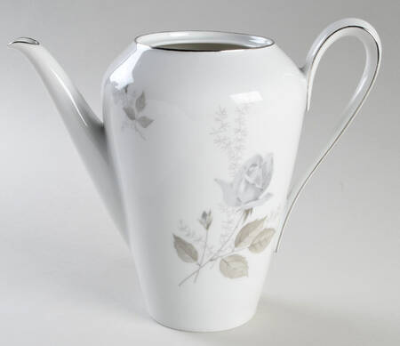 Grey Rose Coffee Pot No Lid